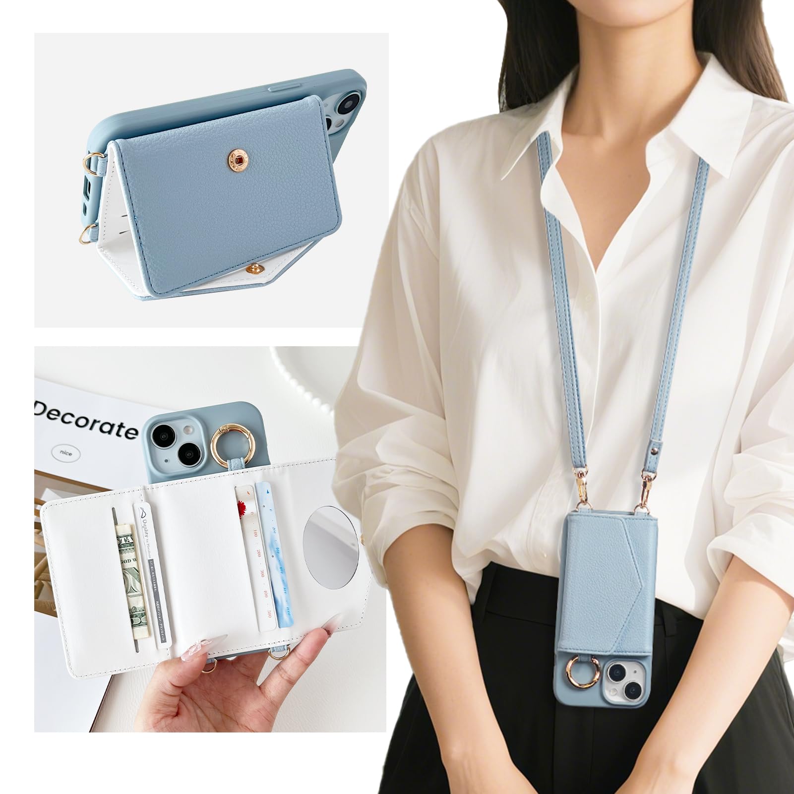 Amazon.co.jp: YURAMYRAI ZTE Libero 5G III (A202ZT) ケース 背面手帳